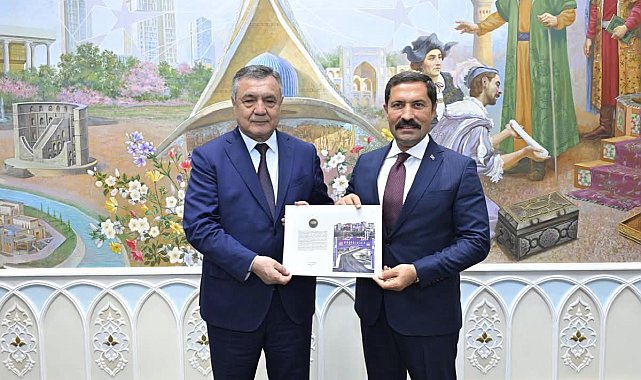 Hatay Valisi Masatlı, Özbekistan Ali Meclisi Yasama Meclisi Başkanı İsmailov ile görüştü