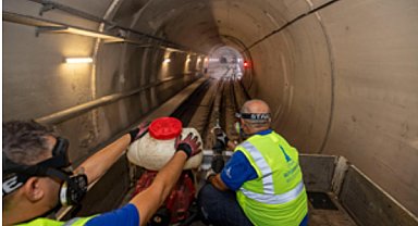 İzmir metrosunda gece vektör mücadelesi