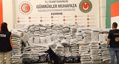 Kapıkule’de 810 kilogram esrar ele geçirildi