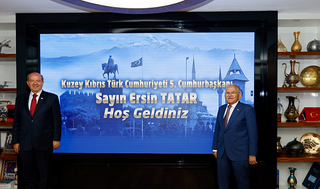 KKTC 5. Cumhurbaşkanı Ersin Tatar'dan Kayseri'ye
