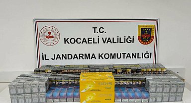 Kocaeli’de 1530 paket kaçak sigara ele geçirildi