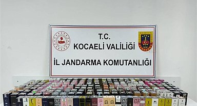 Kocaeli'de 3,2 milyon liralık kaçak parfüm ele geçirildi