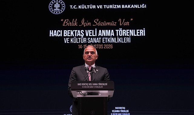 Kültür ve Turizm Bakanı Ersoy: İnsanlığa gereken reçete açık