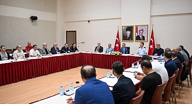 Milli Müsabaka İl Spor Güvenlik Kurulu Toplantısı, Vali Aktaş başkanlığında yapıldı