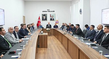 Ordu'da İl Güvenlik ve Asayiş Koordinasyon Toplantısı düzenlendi