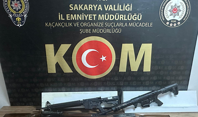 Sakarya’da 6 ruhsatsız tüfek ve 1600 fişek ele geçirildi