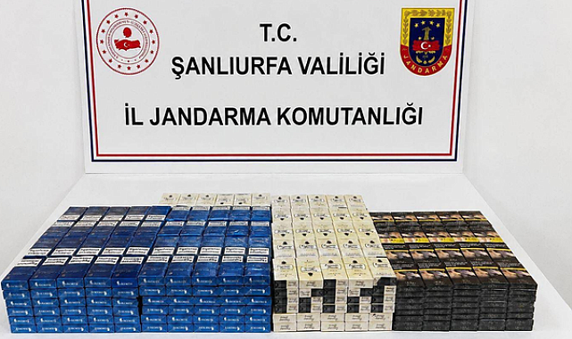 Şanlıurfa’da kaçak sigara ve alkol operasyonu
