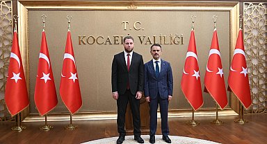 Suriye Hama Valisi Abdurrahman Es-Seheyen, Vali Aktaş’ı ziyaret etti