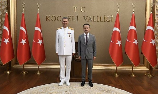 Tuğamiral Darcan’dan Vali Aktaş’a ziyaret