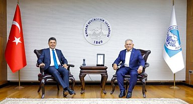 Ulaştırma ve Altyapı Bakan Yardımcısı Boyraz’dan Başkan Büyükkılıç’a ziyaret