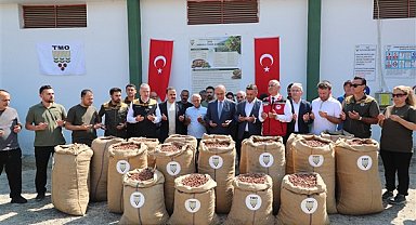 Vali Erol, TMO’nun fındık alım merkezini ziyaret etti