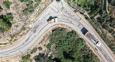 Alanya’da Yeşilöz Mahallesi’ne 5 kilometrelik asfalt