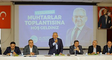 Başkan Büyükkılıç, İncesu ve Yeşilhisar’da muhtarlarla bir araya geldi