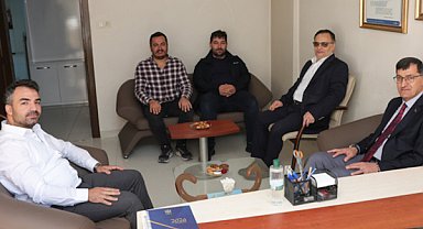 Başkan Kahveci, Makina Mühendisleri Odası yönetimiyle görüştü