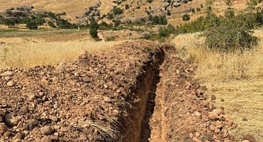 Beybağı köyü 2 bin metrelik içme suyu isale hattına kavuştu
