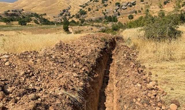 Beybağı köyü 2 bin metrelik içme suyu isale hattına kavuştu