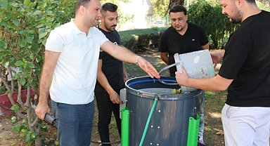 Büyükşehir’den Kemerli ceviz üreticilerine makine desteği