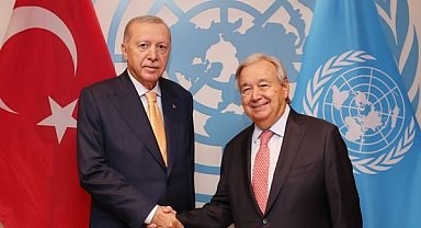 Cumhurbaşkanı Erdoğan, Guterres ile görüştü
