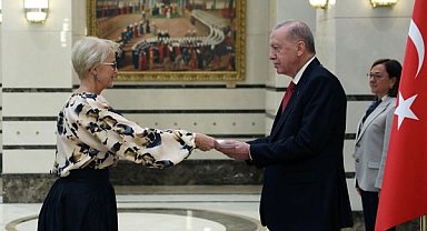 Cumhurbaşkanı Erdoğan, İsveç Büyükelçisi Funered’i kabul etti