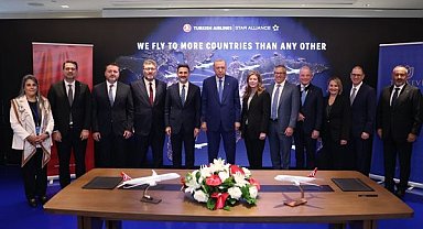 Cumhurbaşkanı Erdoğan, THY ile Boeing arasındaki anlaşma törenine katıldı