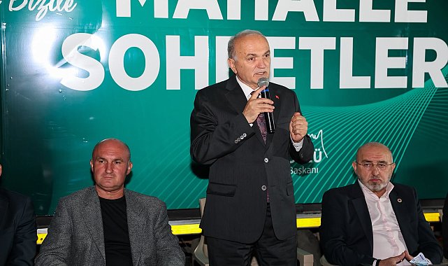 Düzce Belediye Başkanı Özlü, Yeşiltepe sakinleriyle mahalle sohbetinde buluştu