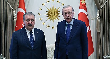 Erdoğan, BBP Genel Başkanı Destici’yi kabul etti