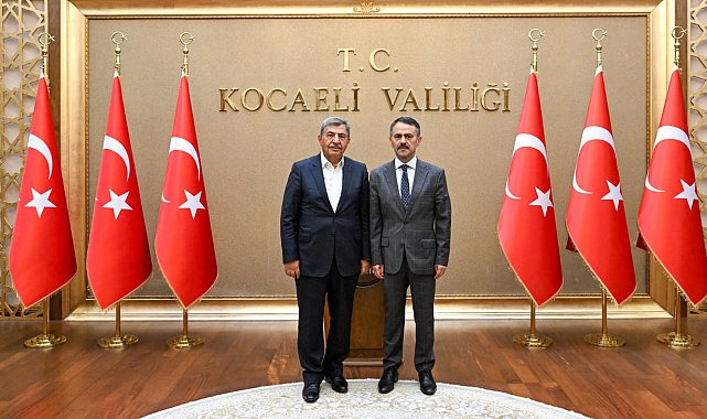 Eski Bakan Güllüce’den Kocaeli Valisi Aktaş’a ziyaret