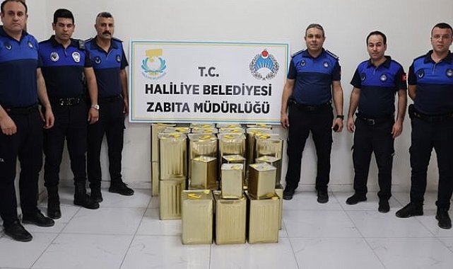 Haliliye’de 875 kilo sade yağa el konuldu