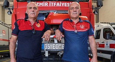 İkiz itfaiyeciler 33 yıldır omuz omuza can kurtarıyor