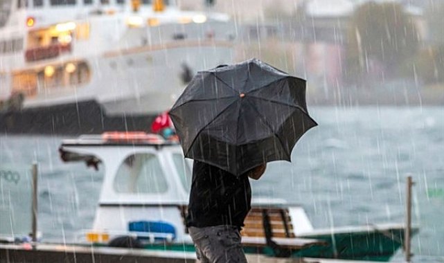 İstanbul’da yağış ve kuvvetli rüzgar uyarısı