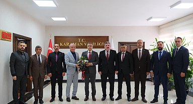 Karaman’da Ahilik Haftası etkinlikleri öncesi Vali Çiçek’e ziyaret