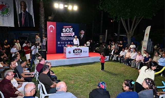 Kepez’de “Söz Vatandaşta” buluşması