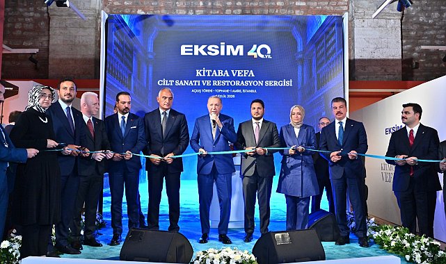 “Kitaba Vefa” Sergisi Cumhurbaşkanı Recep Tayyip Erdoğan tarafından açıldı