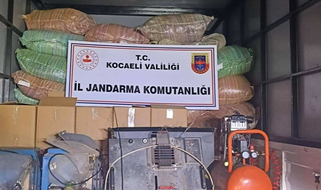 Kocaeli’de 4 milyon TL değerinde kaçak tütün ele geçirildi