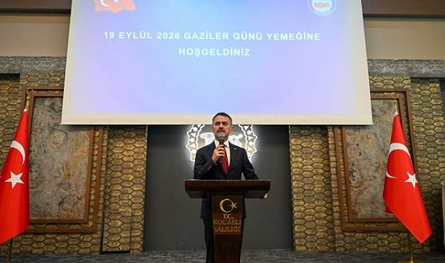 Kocaeli’de Gaziler Günü programında şehit aileleri ve gazilerle bir araya gelindi