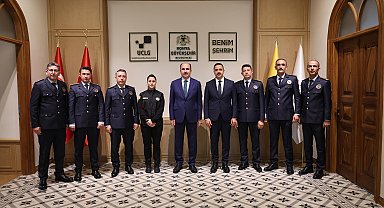 Konya İtfaiye Teşkilatı’ndan Başkan Altay’a ziyaret