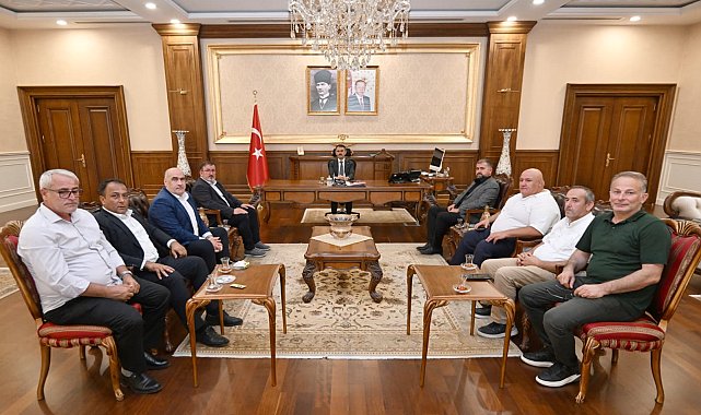 Muhtar dernek başkanları ve beraberindeki heyetten Vali Aktaş’a davet