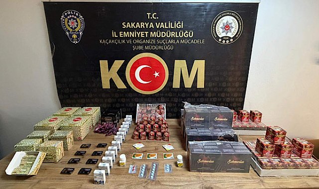 Sakarya'da kaçak ürün operasyonlarında 2 şüpheli yakalandı