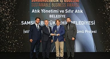 Samsun Büyükşehir Belediyesi’ne Sürdürülebilir İş Ödülleri 2026’da ödül