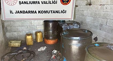 Şanlıurfa'da 1650 litre kaçak akaryakıt ele geçirildi