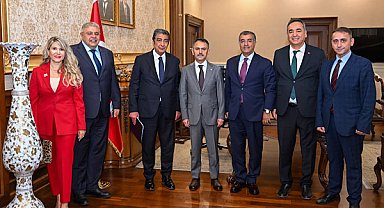 Vali Aktaş, Global Karma OSB heyetini kabul etti