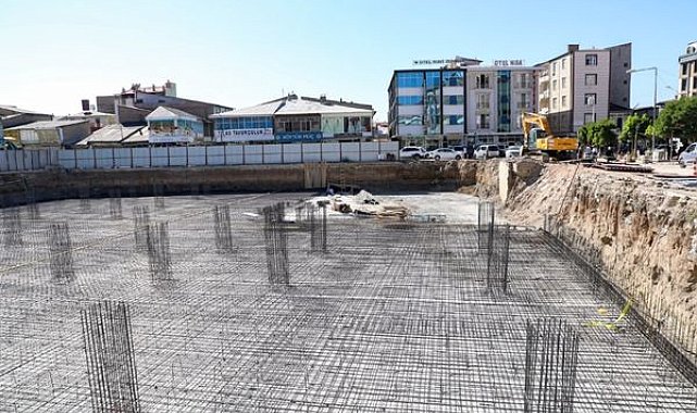 Van’da eski VASKİ binasının yerine Bedesten Çarşısı
