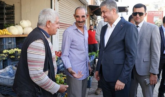 Adana Valisi Mustafa Yavuz’dan Yüreğir’de esnaf ziyareti