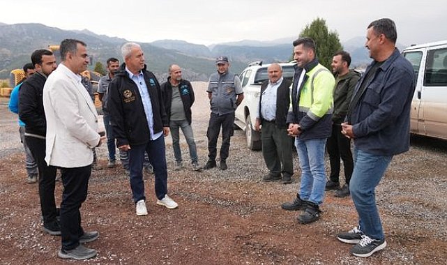 Alanya’nın kırsal mahallelerinde 25 kilometrelik asfalt çalışması sürüyor
