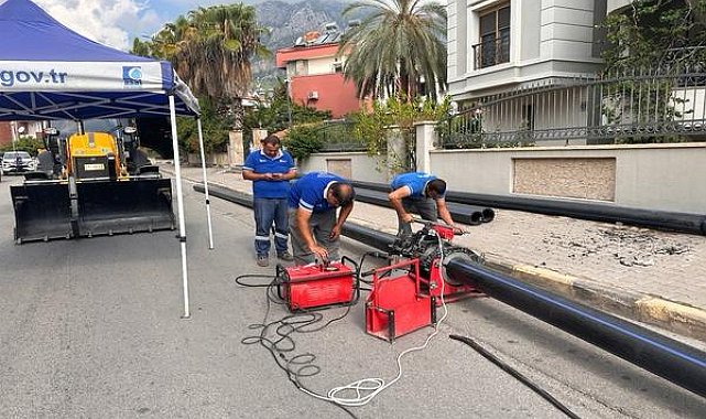 Aslanbucak Mahallesi’nde içme suyu hattı yenileniyor