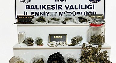Balıkesir’de uyuşturucu operasyonu 