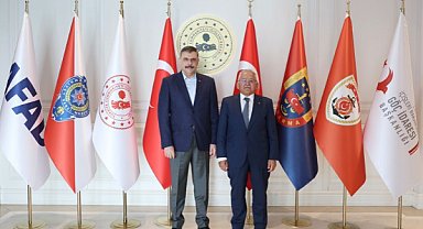 Başkan Büyükkılıç İçişleri Bakanı Çiftçi’yi ziyaret etti