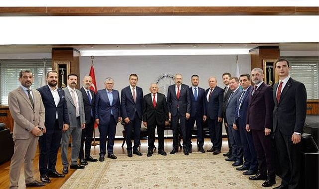 Başkan Büyükkılıç, yeniden seçilen Gülsoy ve Büyüksimitci’yi kabul etti