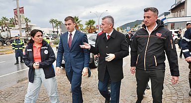Bodrum’da sağanak seferberliği