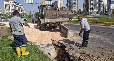 DİSKİ’den Mahabad Bulvarı’nda yağmur suyu çalışması